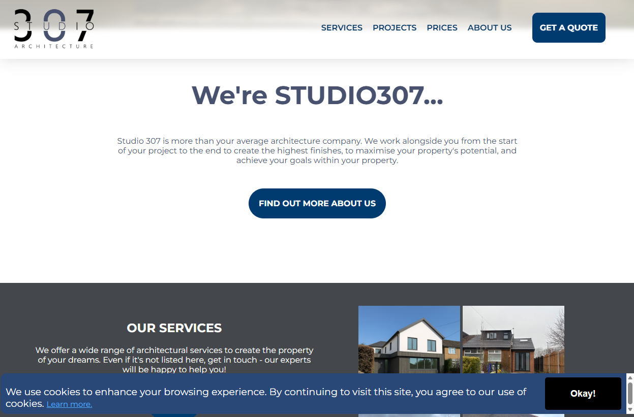 Studio 307 Website